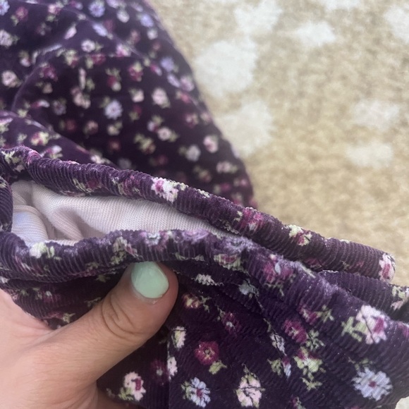 Vintage Baby Gap Floral Corduroy Romper - 18/24M - Picture 10 of 13